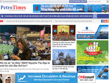 Tablet Screenshot of petrotimes.vn